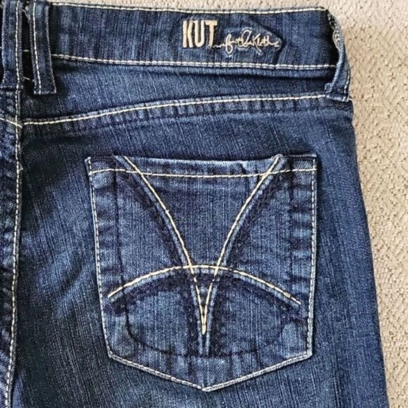 Kut From The Kloth Katy Boyfriend Straight Leg Mid Rise Jeans - Size 4 - Picture 10 of 16